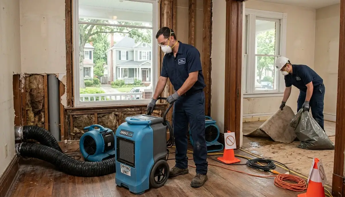 Water damage restoration services in Newport News, VA by local water damage experts
