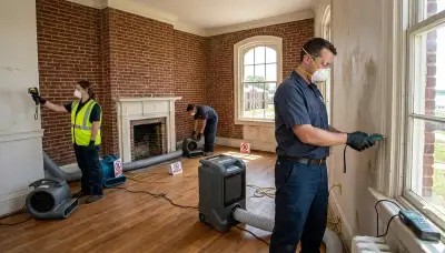 Water damage restoration team serving Newport News, VA with professional cleanup and repair services