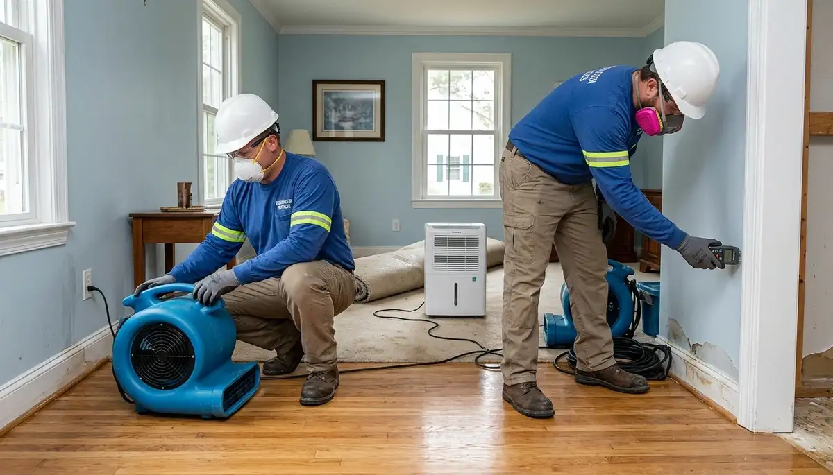 Water damage restoration services in Newport News, Virginia